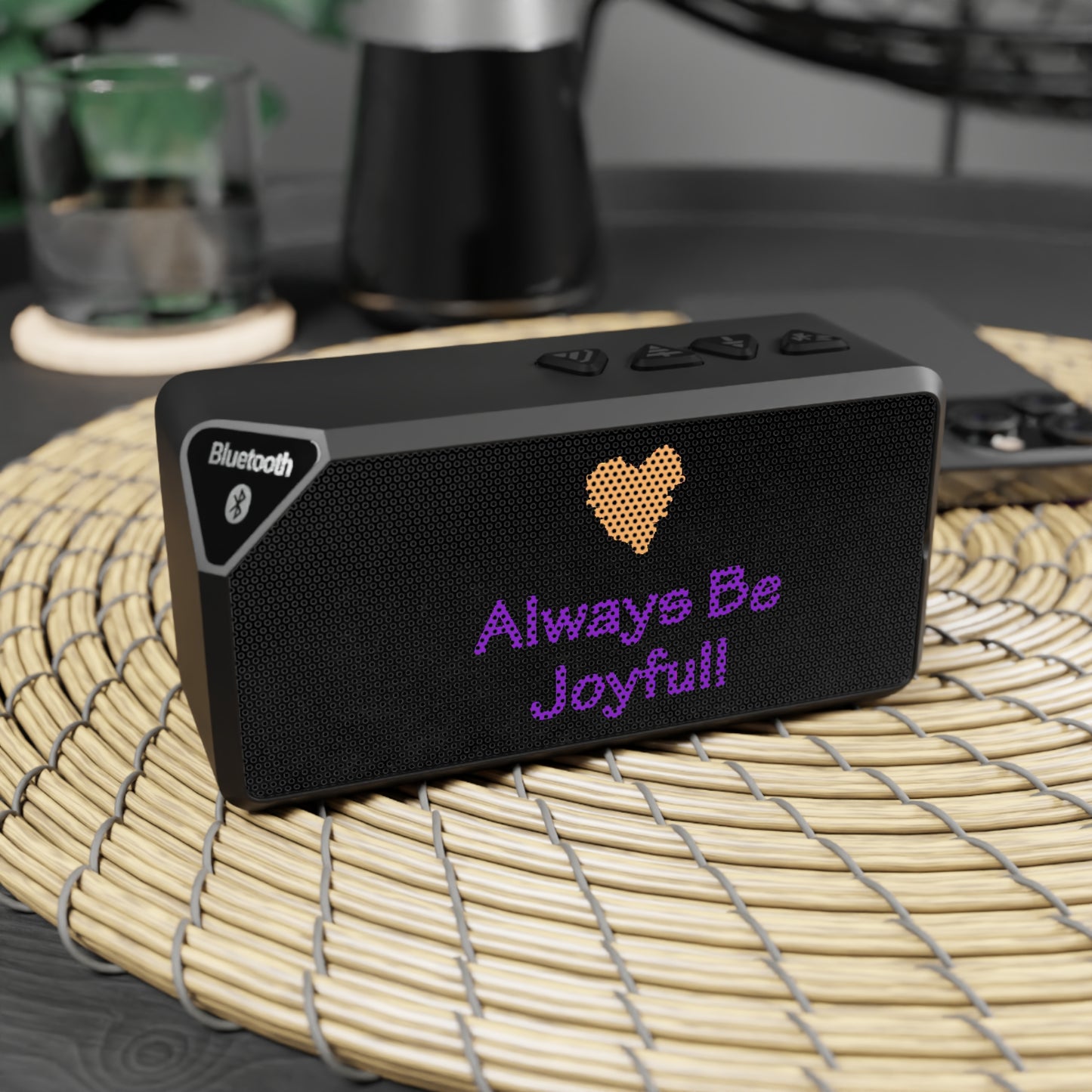 Jabba Bluetooth Speaker - "Always Be Joyful!" song lyric