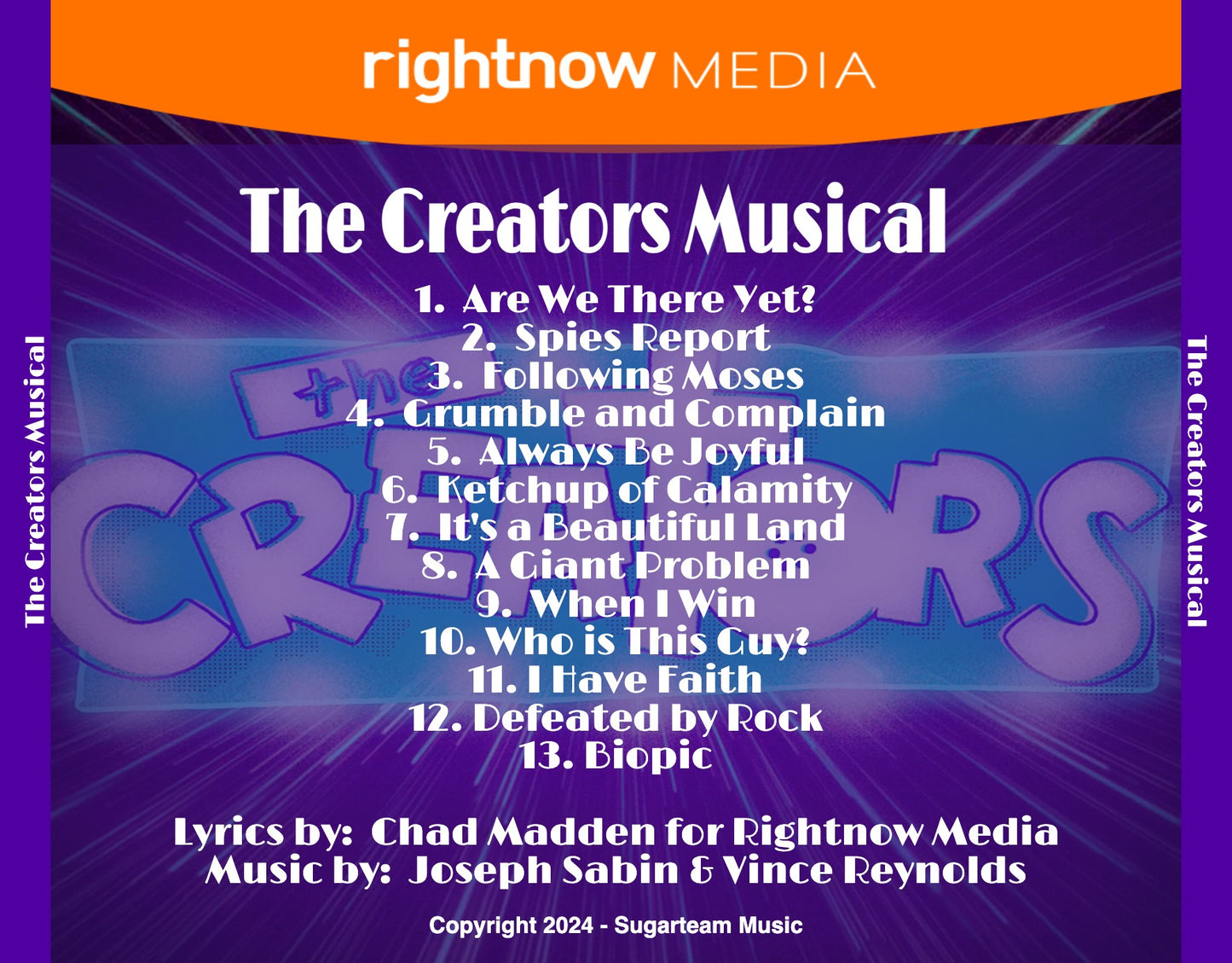 The Creators Musical - Physical CD (high-resolution version)